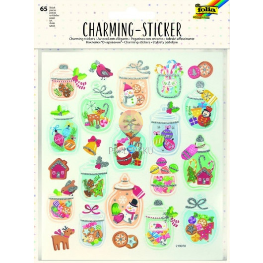 Nalepke Charming sticker Novo leto II 65 kosov