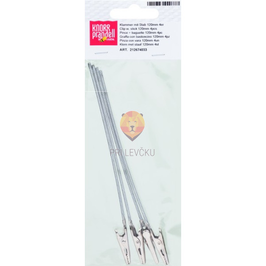 Ščipalke krokodilčki 120 mm 4 kosi
