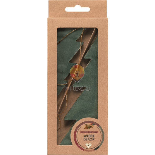 Obeski iz satovja – zelena smrekca 17x20cm, 11x13cm 2 kosa