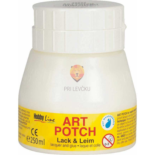 Lak in lepilo za servietno tehniko ART POTCH 250 ml