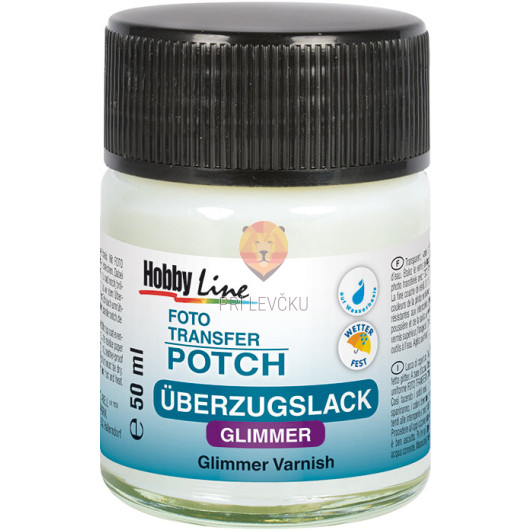 Transparenten lak z bleščicami FOTO TRANSFER POTCH 50 ml