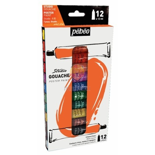 Set barv Studio Gouache 12x12ml