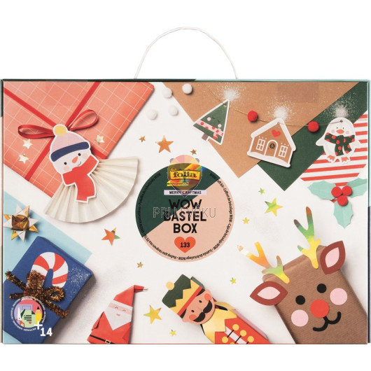 Ustvarjalna božična škatla s 14 DIY projekti - Merry Craftmas 133 delni 