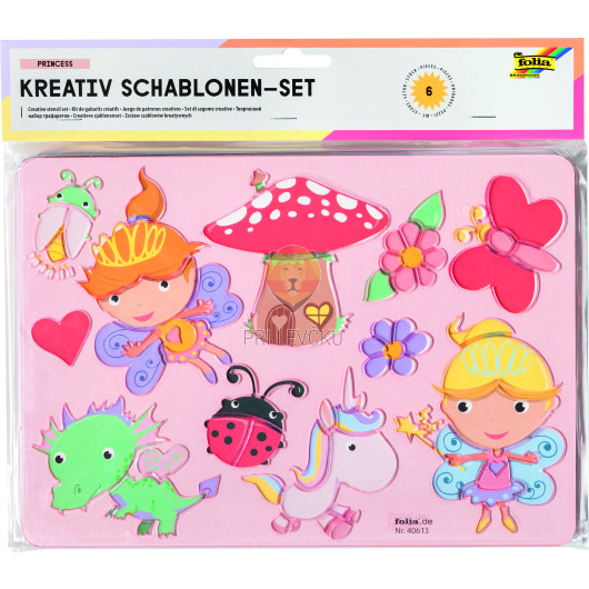 Set šablon Princeske 6 kosov