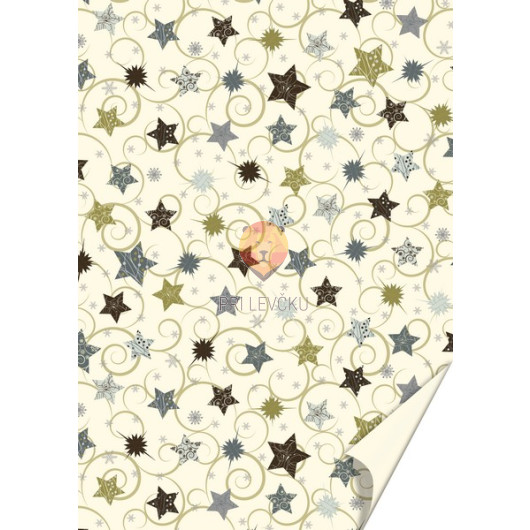 Karton z motivi Zvezdice 50x70cm 200g/m2 1 kos