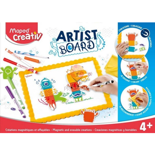 Ustvarjalna magnetna tabla set Maped