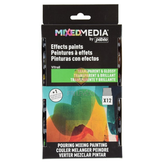 MIXED MEDIA Vitrail set 12x20ml 