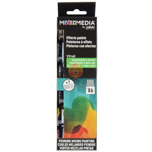 MIXED MEDIA Vitrail set 6x20ml 