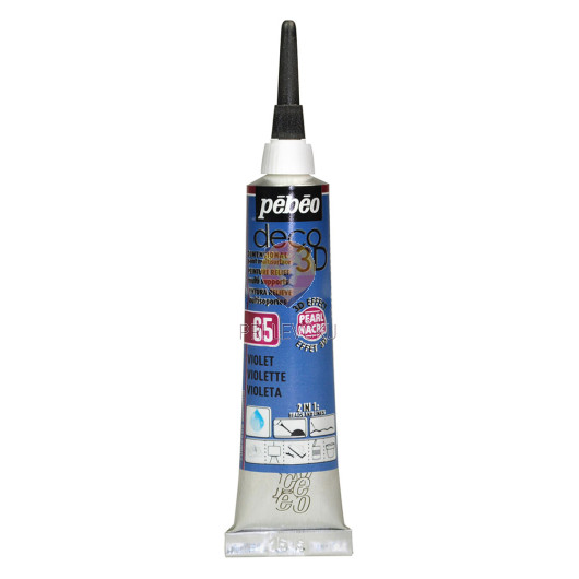 Akrilna kontura Deco3D Pearl 20ml-Vijolična