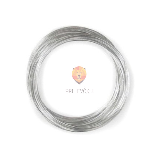 Aluminijasta žica platinaste barve 1mmx5m
