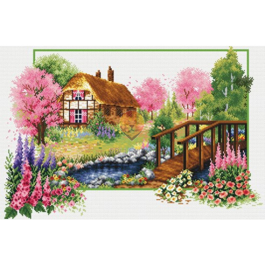 Set gobelin Pomladni vrt 47x32cm