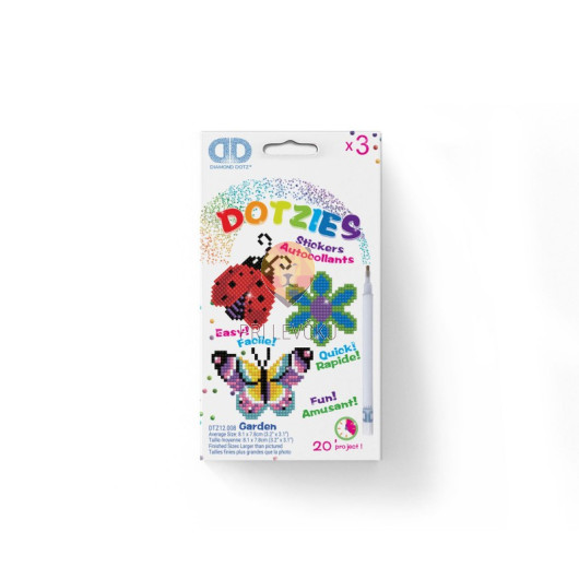Diamond Dotz set za izdelavo nalepk Garden
