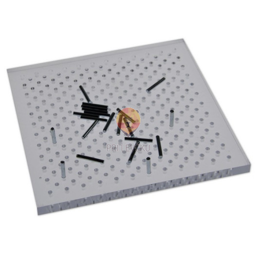 Pin Board - pripomoček za oblikovanje žice, 11 cm x 11 cm