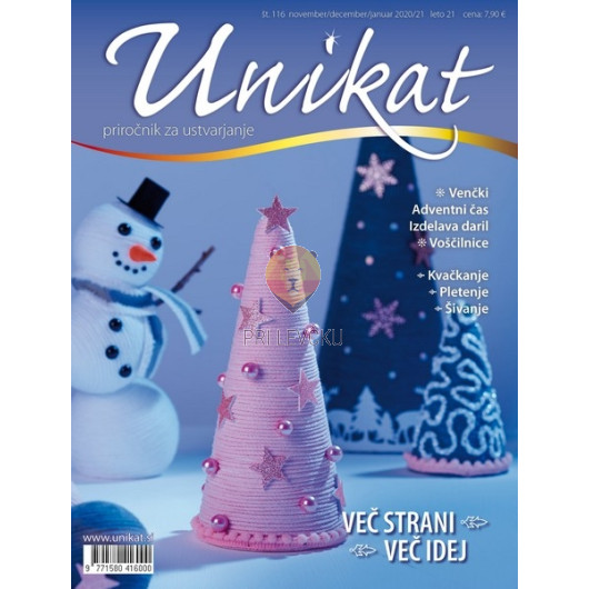Revija Unikat november/december/januar 2020/21 1 kos