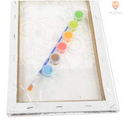 Platno pobarvanka po številkah Opica set 20x29cm