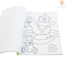 Otroška pobarvanka Colouring book 72 motivov