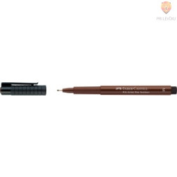 Pigmentiran tuš rjave barve M Faber-Castell Pitt Artist Pen