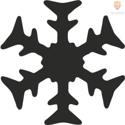 Luknjač mali 17 mm – Snežinka