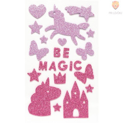 Moosgumi nalepke Unicorn 37 kosov