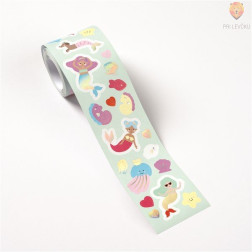 Nalepke v roli morske deklice in morski svet – Mermaids 4 m, 368 nalepk