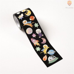 Nalepke v roli safari živali v vesolju – Space Safari 4m, 320 nalepk