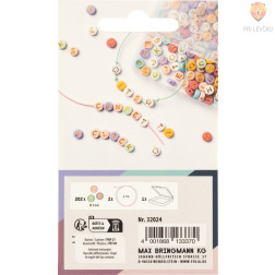 Set pastelnih perl črke Pastell 205 kos