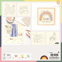 Pobarvanka Me time 23x23cm 22listov 66motivov