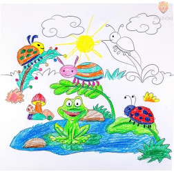 Barvice Noris junior 3v1 6 kosov 