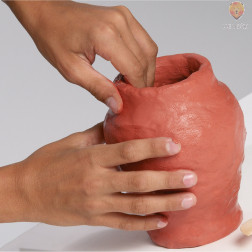 Modelirna masa Deco 1kg terracotta sušeča na zraku 