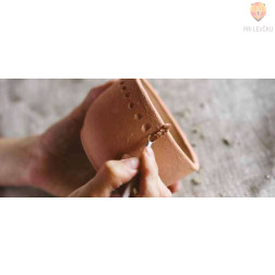 Modelirna masa Deco 0,5kg terracotta sušeča na zraku 