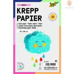 Set krep papirjev Basic 50x200cm 10 kosov