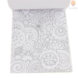Pobarvanka Colouring book 20 motivov 250g/m2 Abstraktni motivi