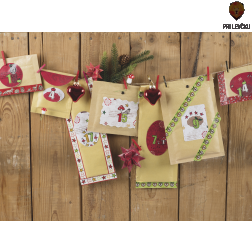 Karton motiv Gozdne živali krem podlaga 50x70cm 300 g/m2 1 kos