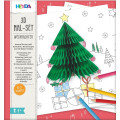 Pobarvanka 3D “Christmas” – ustvarjalni komplet za praznični čas - image 1