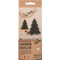 Obeski iz satovja – zelena smrekca 17x20cm, 11x13cm 2 kosa - image 1