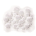Pom pom cofki beli mešane velikosti 30 kosov - image 1