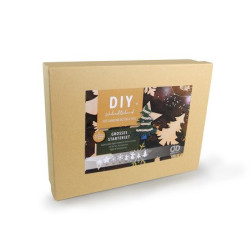 Leseni set DOTZ Freestyle – Veliki začetni set (zvezde, snežinke, smrečice)