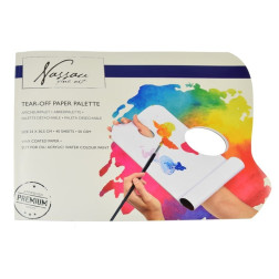 Paleta za mešanje barv z odstranljivimi listi