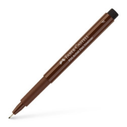 Pigmentiran tuš F rjave barve Faber-Castell Pitt Artist Pen