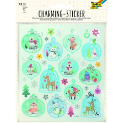 Nalepke Charming sticker Novo leto 73 kosov
