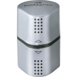 Šilček Grip 2001 siv s tremi rezili Faber-Castell