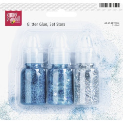Bleščice v lepilu Stars 3x30ml