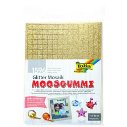 Samolepilni moos gumi mozaik z bleščicami 15x20cm 6 barv 1596 kosov