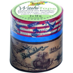 Set WASHI lepilnih trakov Potovanje skozi čas 3 kosi