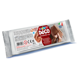 Modelirna masa Deco 1kg terracotta sušeča na zraku 