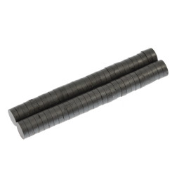 Črni okrogli magneti 10x3mm