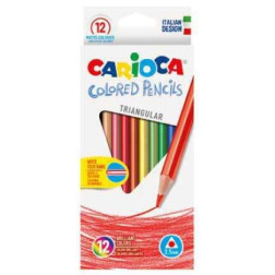 Trikotne barvice Colored pencils 12 kosov 
