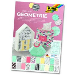 Motivblok Geometrie 24cmx34cm 20 listni