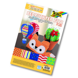 Potiskan filc set Kids 20x30cm 5 listov