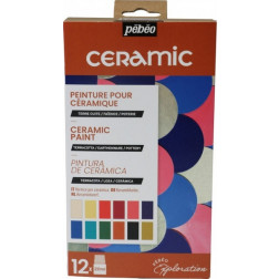 Set barv za keramiko CERAMIC Exploration 12x20ml